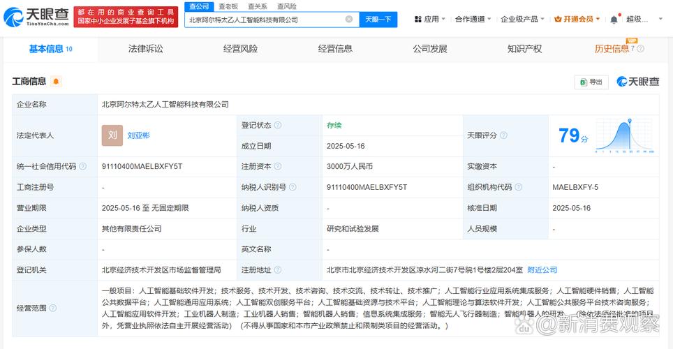关于以三千万注册资本布局人工智能业务的公司设立与经营范围参考